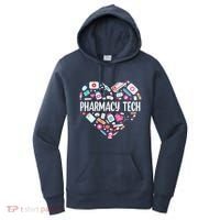 Pharmacy Technician Heart Certified Pharm Tech Pharmacist Women's Hoodie thumb 0
