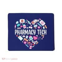 Pharmacy Technician Heart Certified Pharm Tech Pharmacist Mousepad thumb 0