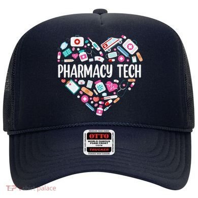 Pharmacy Technician Heart Certified Pharm Tech Pharmacist Hat