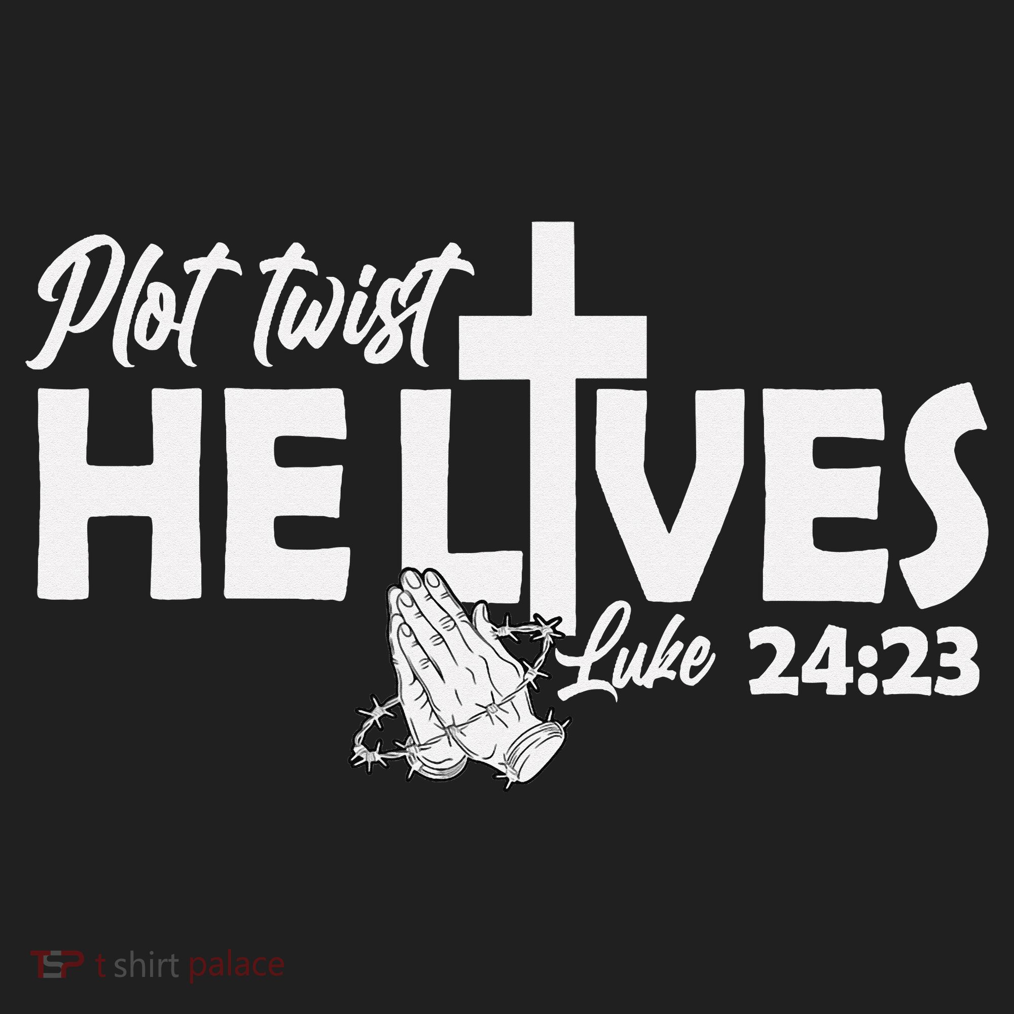 Plot Twist He Lives Luke 2423 Christian God Easter Funny Beanie