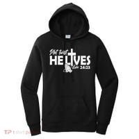 Plot Twist He Lives Luke 2423 Christian God Easter Funny Women's Hoodie thumb 0