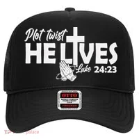 Plot Twist He Lives Luke 2423 Christian God Easter Funny Hat thumb 0