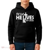 Plot Twist He Lives Luke 2423 Christian God Easter Funny Kids Hoodie thumb 4