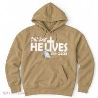Plot Twist He Lives Luke 2423 Christian God Easter Funny Hoodie thumb 0