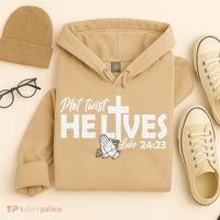 Plot Twist He Lives Luke 2423 Christian God Easter Funny Hoodie thumb 4
