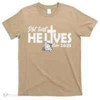 Plot Twist He Lives Luke 2423 Christian God Easter Funny T-Shirt thumb 0