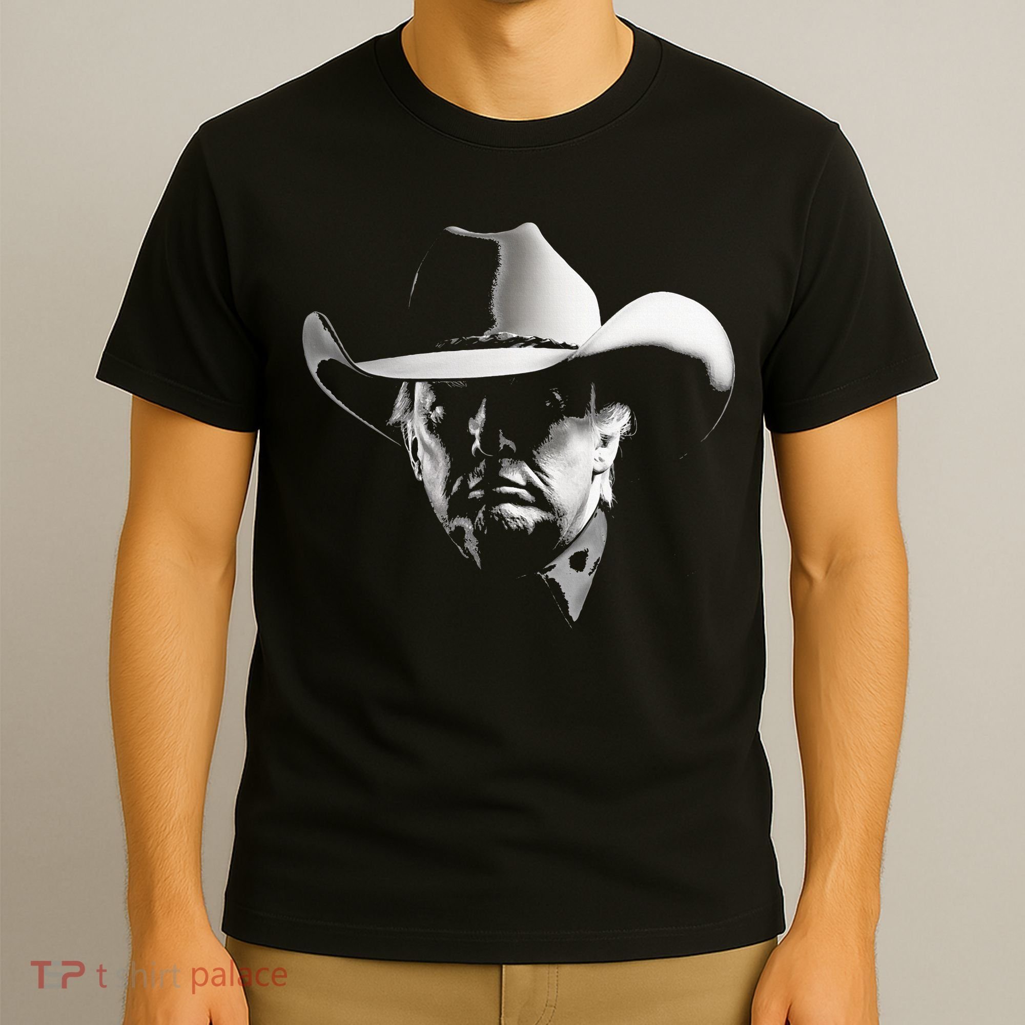 President Trump Head Cowboy Usa 2024 Vote Election Us Maga T-Shirt