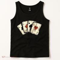 Poker Texas Hold'Em Gambling Casino 4 Aces Poker Tank Top thumb 2