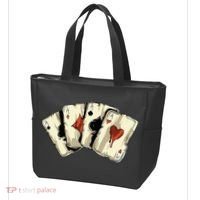Poker Texas Hold'Em Gambling Casino 4 Aces Poker Tote Bag thumb 3