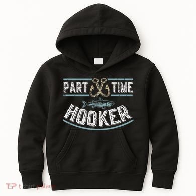 Part Time Hooker Fishing Kids Hoodie