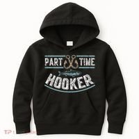 Part Time Hooker Fishing Kids Hoodie thumb 0