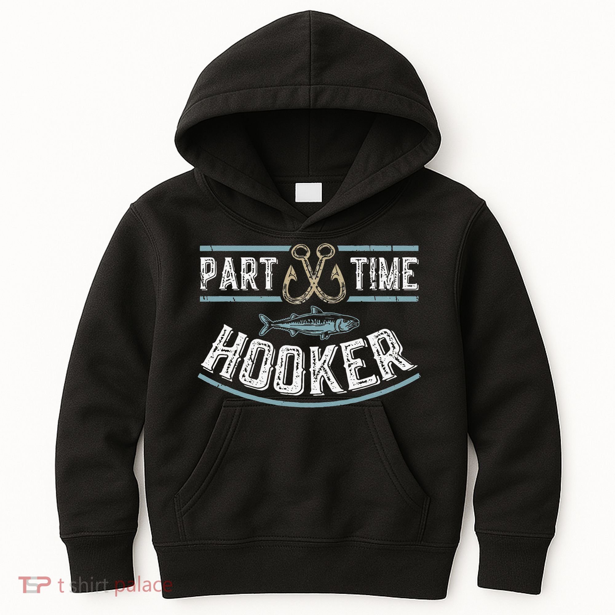 Part Time Hooker Fishing Kids Hoodie