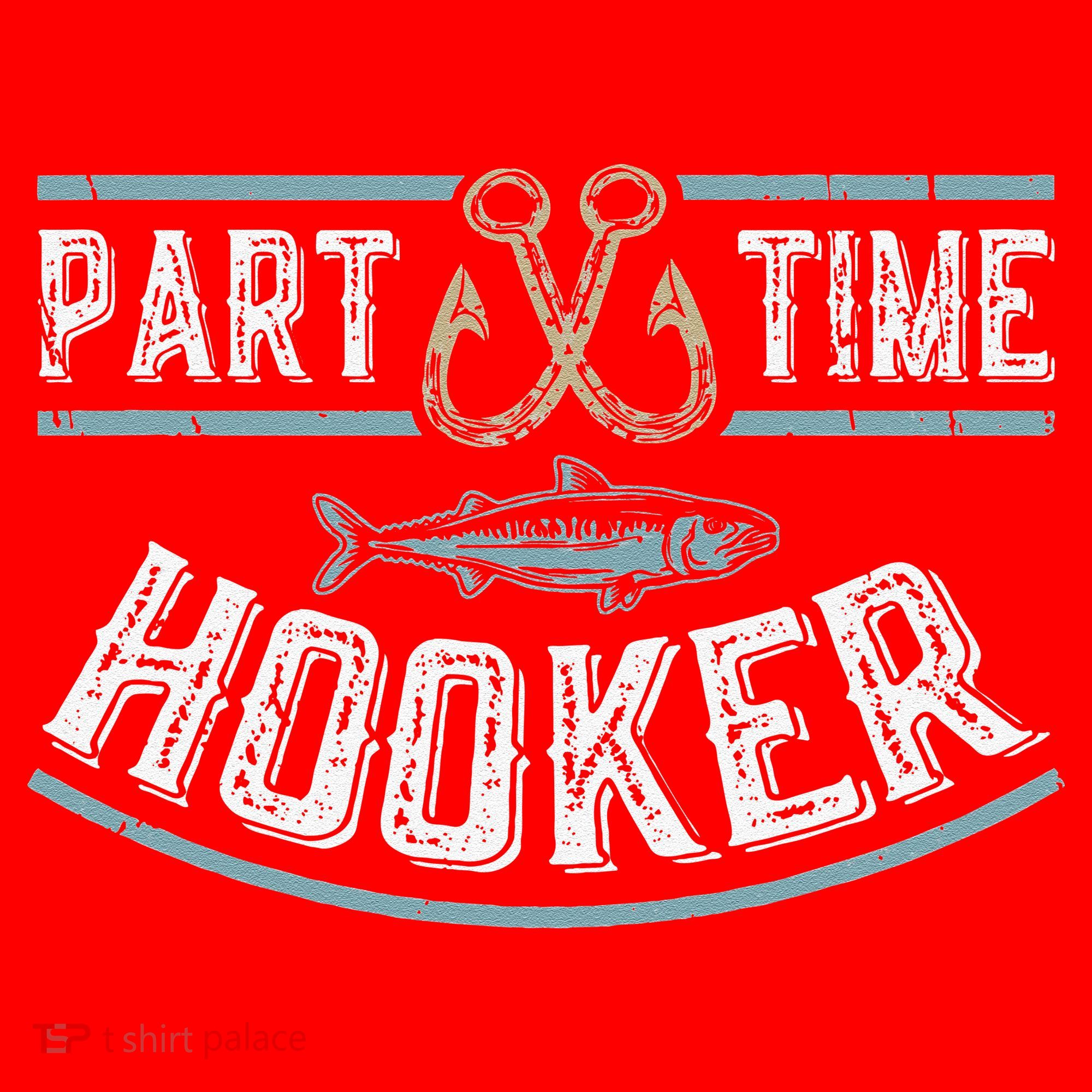 Part Time Hooker Fishing Santa Hat