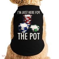 Poker Texas Hold'em Gambling Pot Cards Player Gift Doggie Tank thumb 0