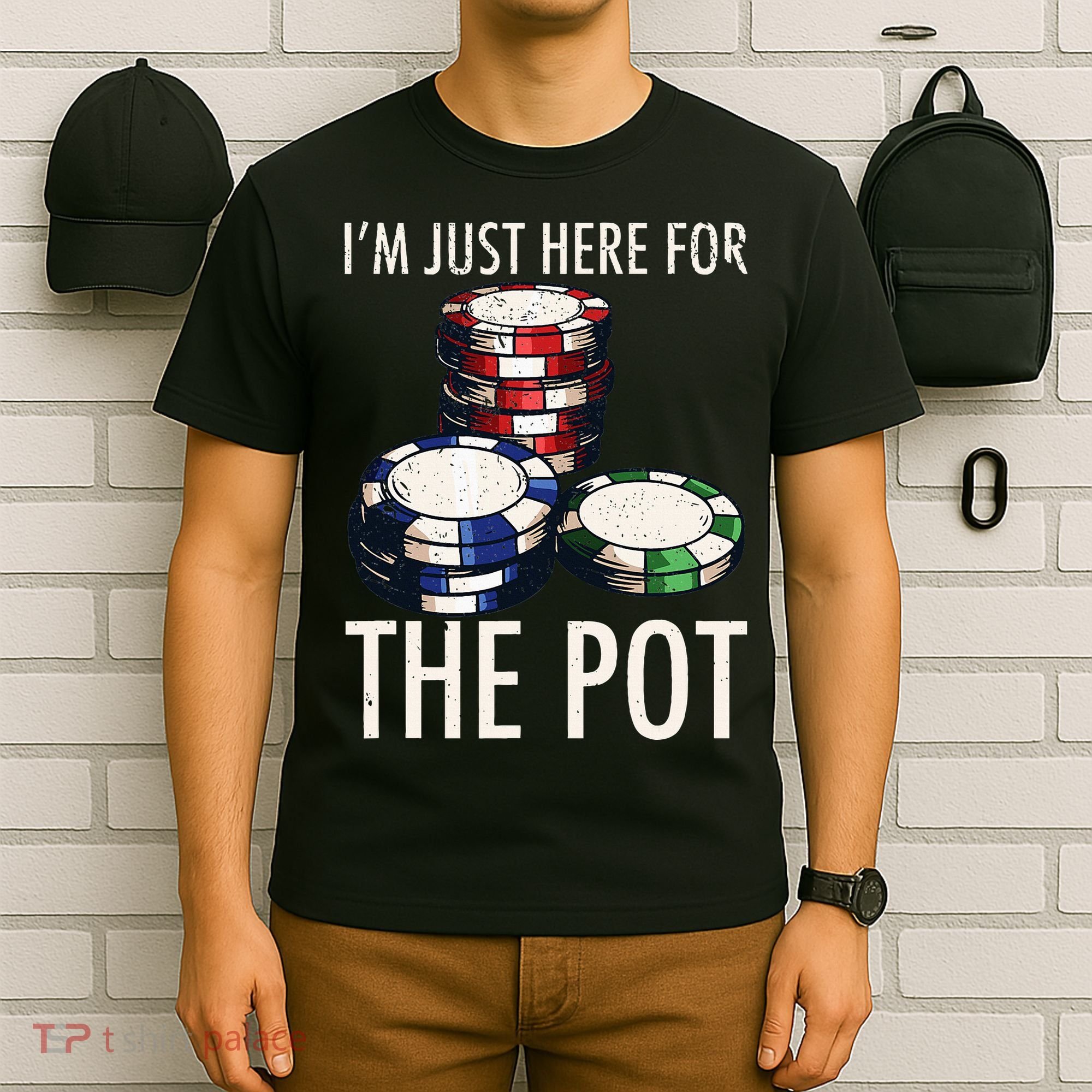 Poker Texas Hold'em Gambling Pot Cards Player Gift T-Shirt
