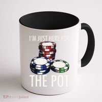 Poker Texas Hold'em Gambling Pot Cards Player Gift Coffee Mug thumb 1
