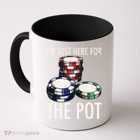 Poker Texas Hold'em Gambling Pot Cards Player Gift Coffee Mug thumb 0
