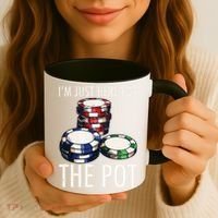 Poker Texas Hold'em Gambling Pot Cards Player Gift Coffee Mug thumb 3
