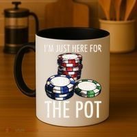 Poker Texas Hold'em Gambling Pot Cards Player Gift Coffee Mug thumb 4