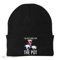 Poker Texas Hold'em Gambling Pot Cards Player Gift Beanie thumb 0