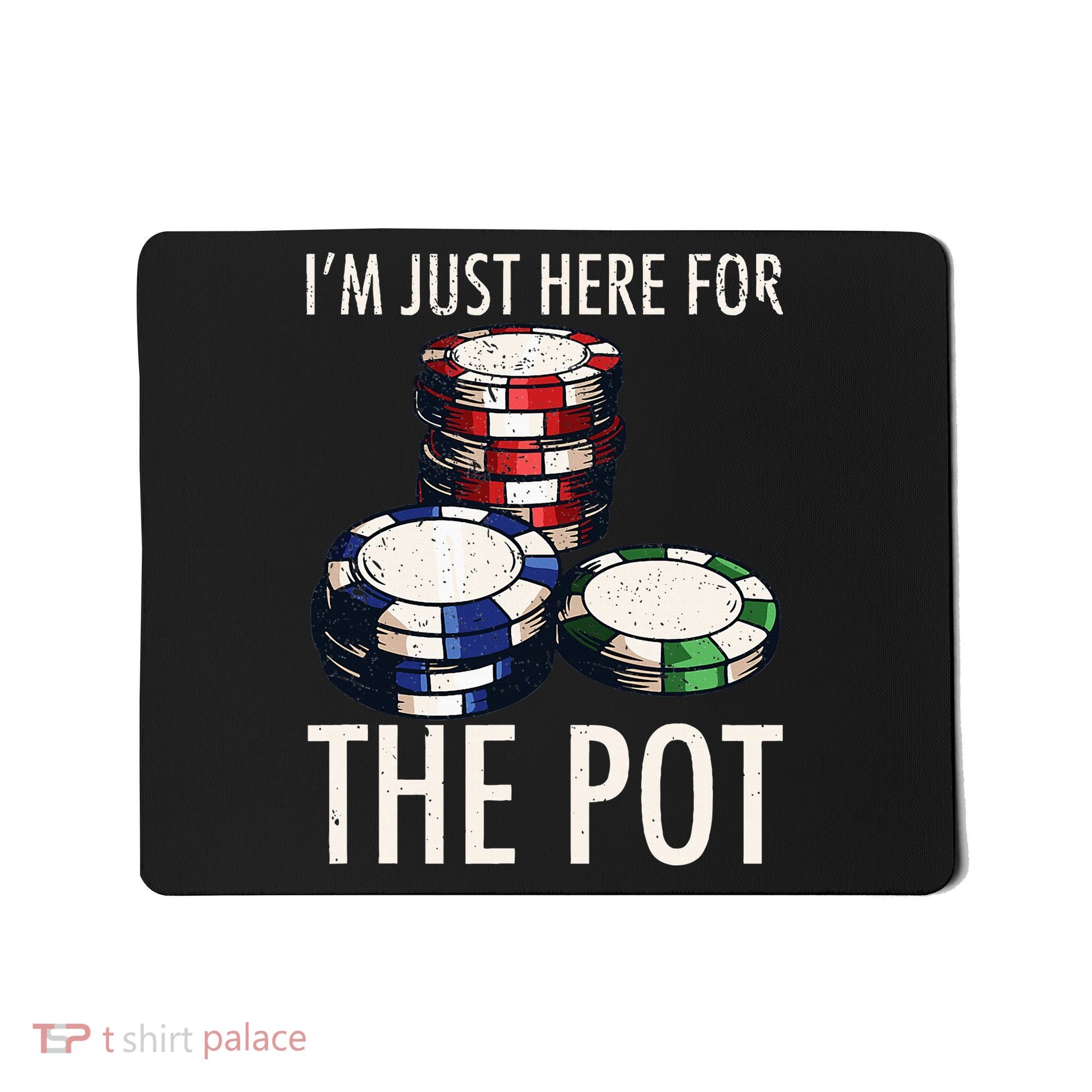 Poker Texas Hold'em Gambling Pot Cards Player Gift Mousepad