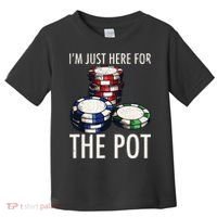 Poker Texas Hold'em Gambling Pot Cards Player Gift Toddler T-Shirt thumb 0