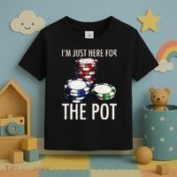 Poker Texas Hold'em Gambling Pot Cards Player Gift Toddler T-Shirt thumb 3