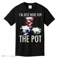 Poker Texas Hold'em Gambling Pot Cards Player Gift Kids T-Shirt thumb 0