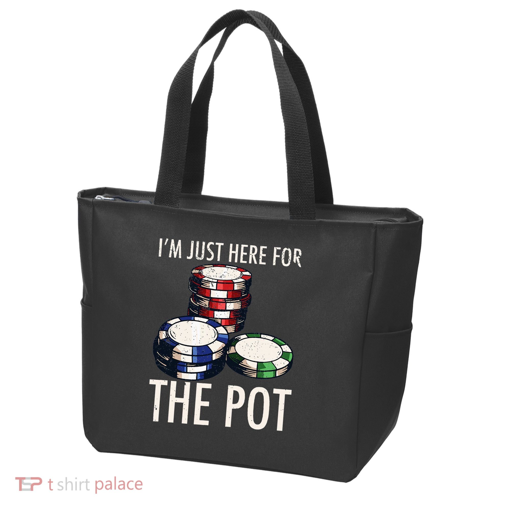Poker Texas Hold'em Gambling Pot Cards Player Gift Tote Bag