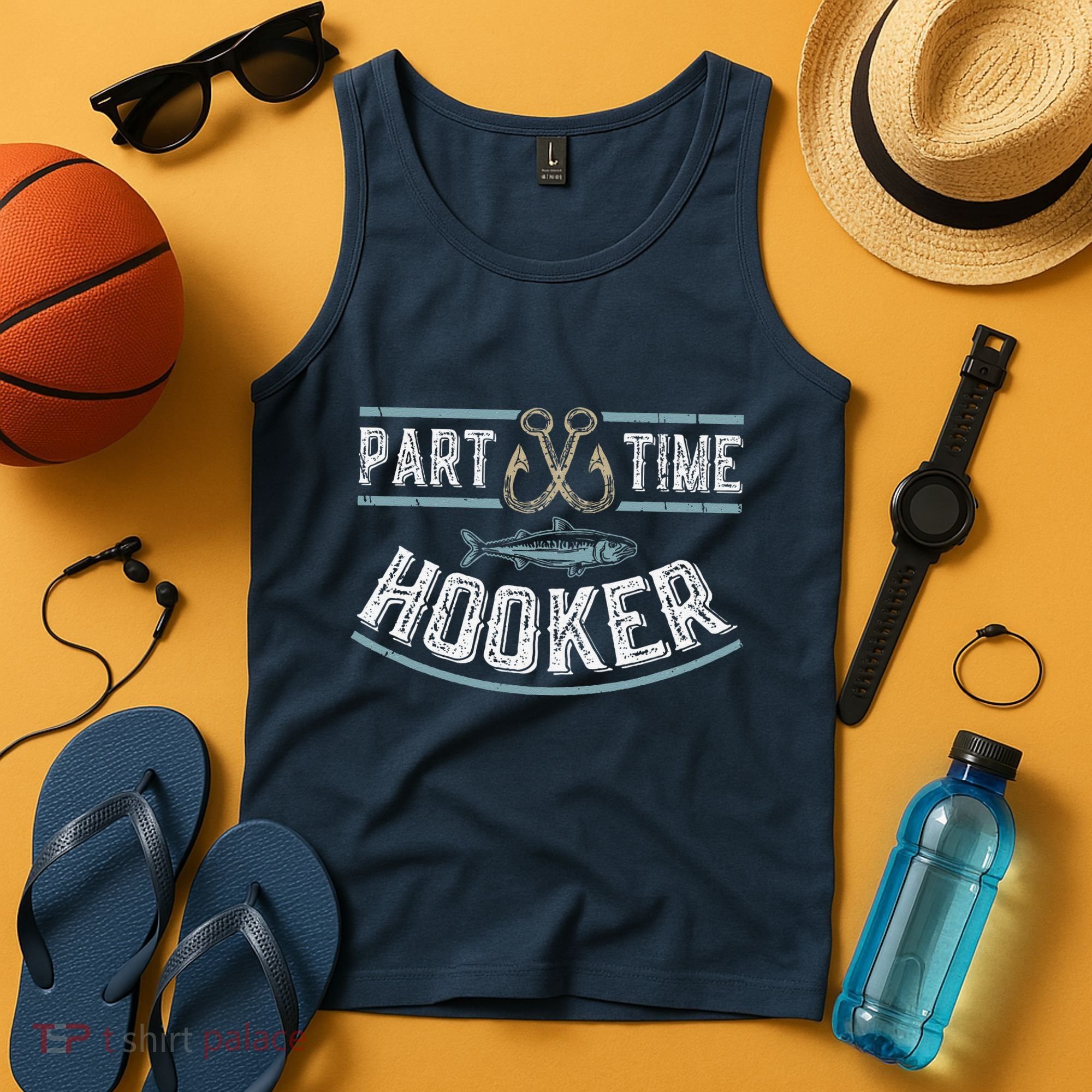 Part Time Hooker Fishing Tank Top