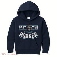 Part Time Hooker Fishing Kids Hoodie thumb 0