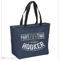 Part Time Hooker Fishing Tote Bag thumb 2