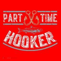 Part Time Hooker Fishing Santa Hat thumb 1