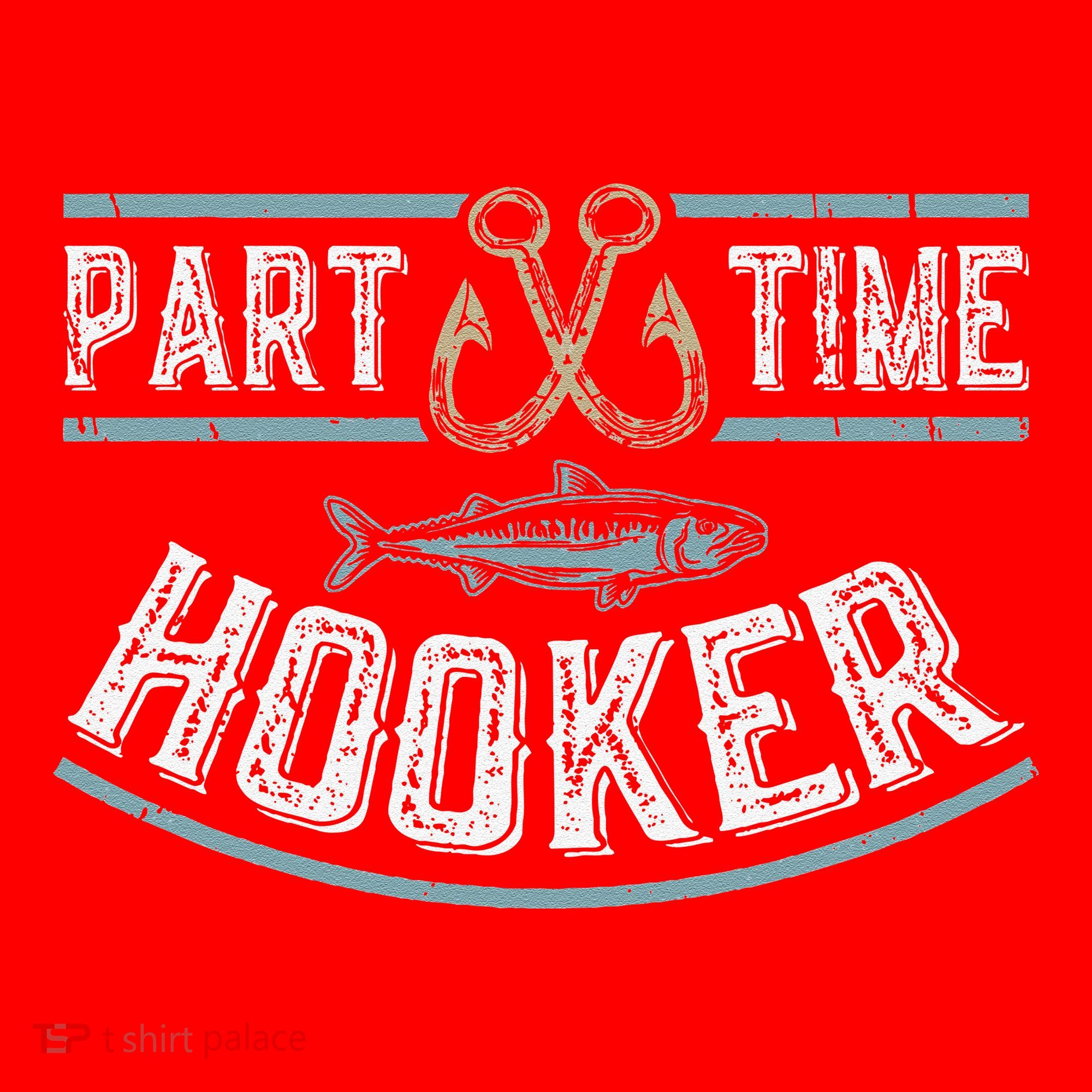 Part Time Hooker Fishing Santa Hat