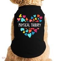 Physical Therapy Heart Love PT Doctor Therapist Nursing Doggie Tank thumb 0
