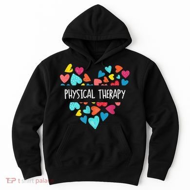 Physical Therapy Heart Love PT Doctor Therapist Nursing Hoodie