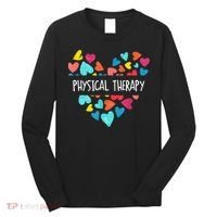Physical Therapy Heart Love PT Doctor Therapist Nursing Long Sleeve Shirt thumb 0