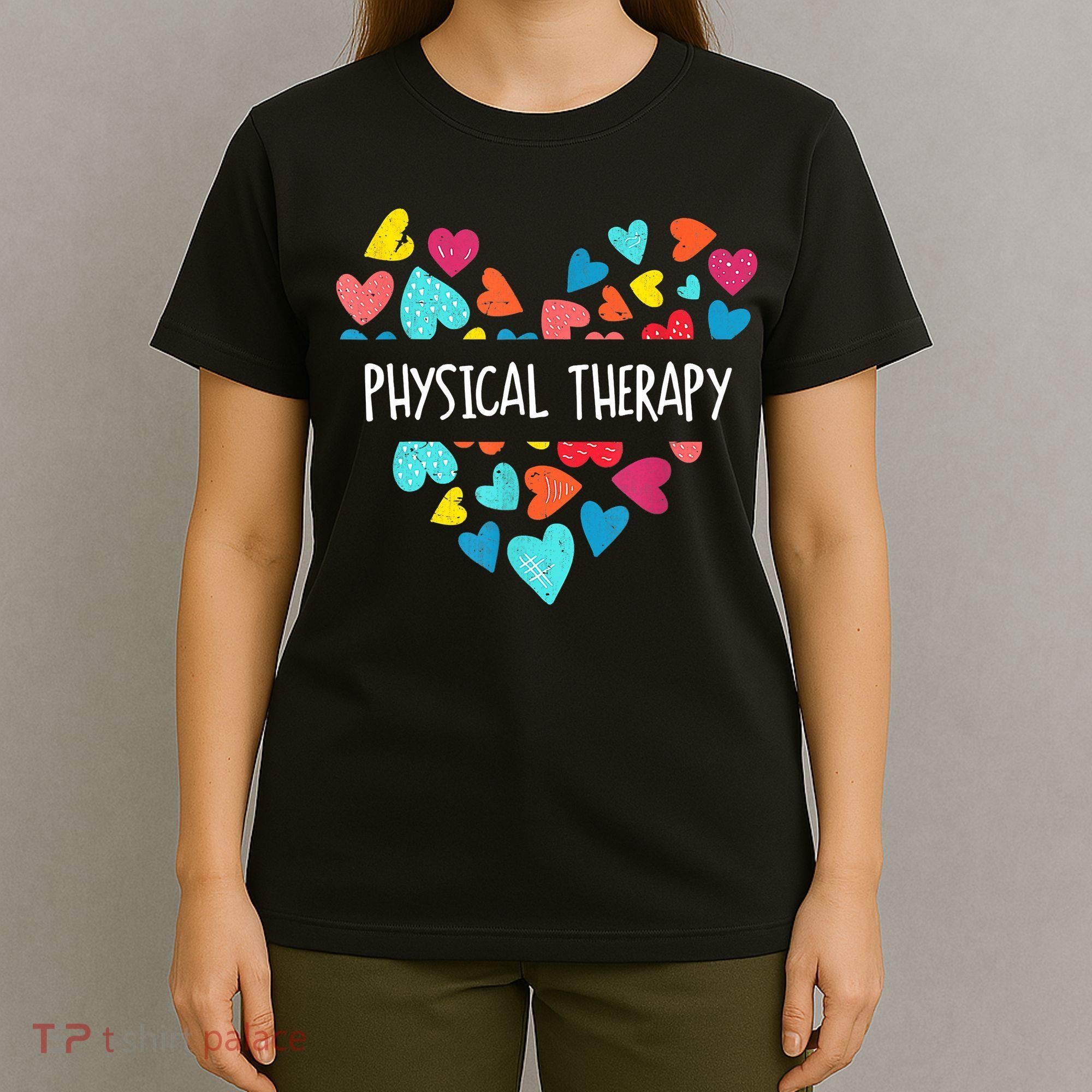 Physical Therapy Heart Love PT Doctor Therapist Nursing T-Shirt