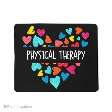 Physical Therapy Heart Love PT Doctor Therapist Nursing Mousepad
