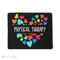 Physical Therapy Heart Love PT Doctor Therapist Nursing Mousepad thumb 0