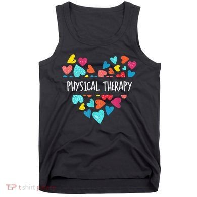 Physical Therapy Heart Love PT Doctor Therapist Nursing Tank Top