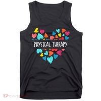 Physical Therapy Heart Love PT Doctor Therapist Nursing Tank Top thumb 0
