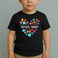 Physical Therapy Heart Love PT Doctor Therapist Nursing Toddler T-Shirt thumb 2
