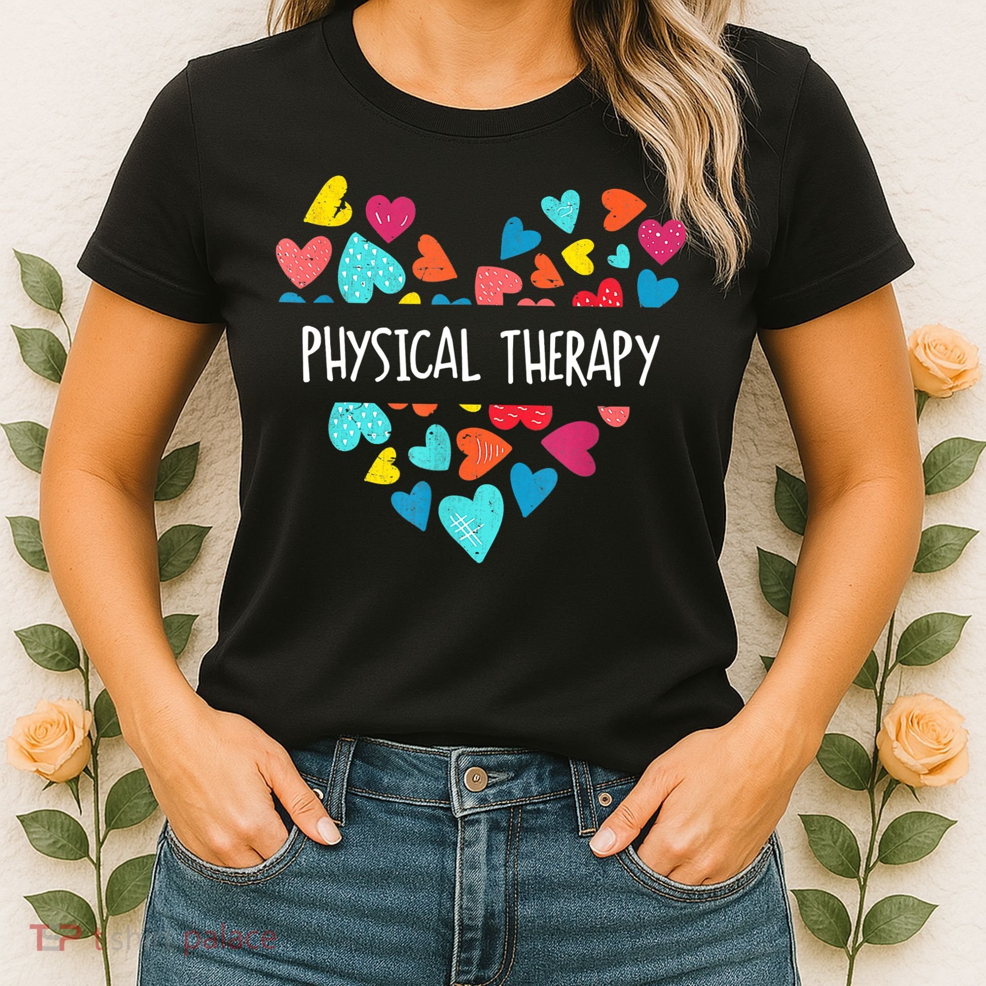 Physical Therapy Heart Love PT Doctor Therapist Nursing Women's T-Shirt