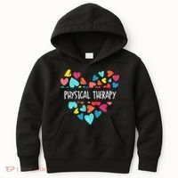 Physical Therapy Heart Love PT Doctor Therapist Nursing Kids Hoodie thumb 0