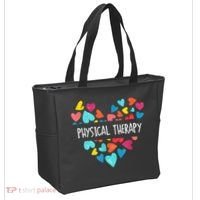 Physical Therapy Heart Love PT Doctor Therapist Nursing Tote Bag thumb 2