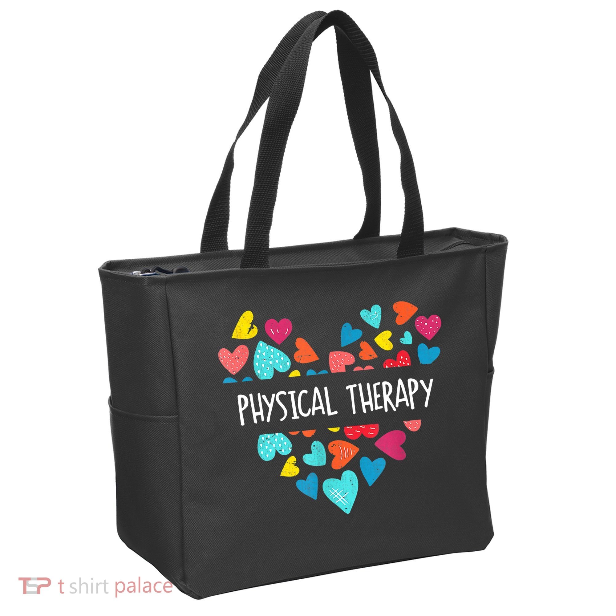 Physical Therapy Heart Love PT Doctor Therapist Nursing Tote Bag