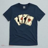Poker Texas HoldEm Gambling Casino 4 Aces Poker T-Shirt thumb 5