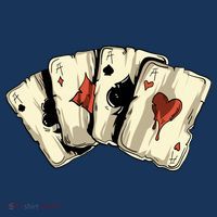 Poker Texas HoldEm Gambling Casino 4 Aces Poker Women's Hoodie thumb 2