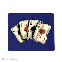 Poker Texas HoldEm Gambling Casino 4 Aces Poker Mousepad thumb 0